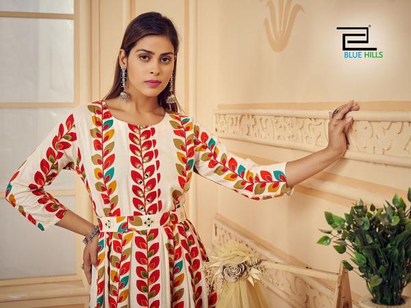 Blue Hills Rose 1 Rayon Wear Designer Kurti Collection 